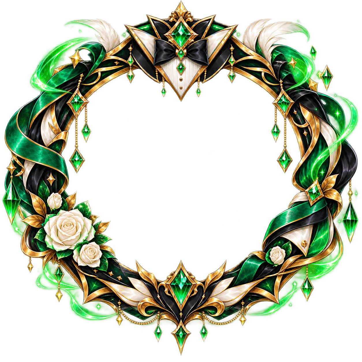Elegáns avatar keret